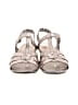 Clarks Silver Wedges Size 7 - photo 2
