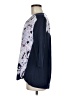 Chico's 100% Linen Color Block Jacquard Paisley Blue 3/4 Sleeve Blouse Size Med (1) - photo 5