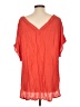 Umgee Orange Short Sleeve Blouse Size L - photo 2