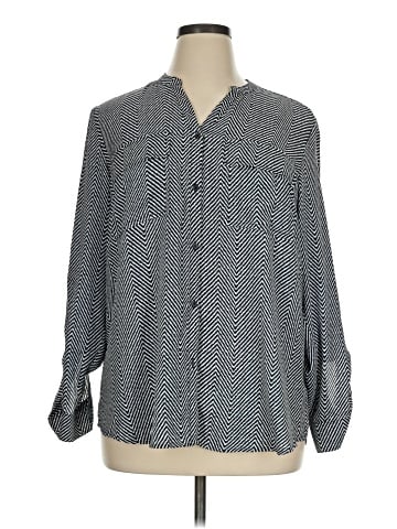 Jones New York Long Sleeve Blouse (view 1)