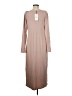 Joie Solid Tan Casual Dress Size M - photo 2