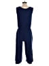 Cuddl Duds Solid Blue Jumpsuit Size S - photo 2