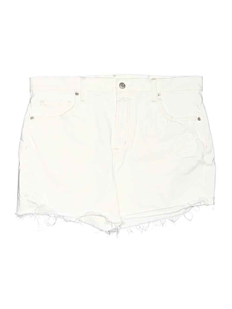 Pre-owned Gap Denim Shorts In Ivory