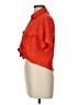 Indulge 100% Polyester Orange Short Sleeve Blouse Size S - photo 5