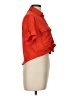 Indulge 100% Polyester Orange Short Sleeve Blouse Size S - photo 4