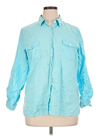 Studio Works Long Sleeve Button-Down Shirt (view 1)