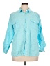 Studio Works Blue Teal Long Sleeve Button-Down Shirt Size XL - photo 1