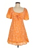 Sienna Sky 100% Polyester Orange Casual Dress Size M - photo 1