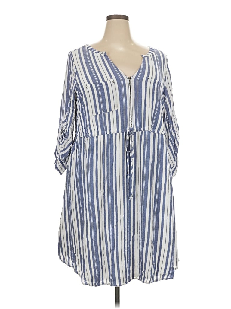 Pre-owned Torrid Casual Dress In Blue