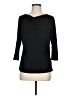 Talbots Black 3/4 Sleeve T-Shirt Size Med Petite - photo 1