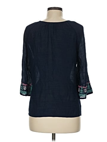 Christopher & Banks 3/4 Sleeve Blouse (view 2)