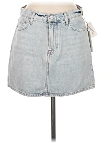 7 For All Mankind Denim Skirt (view 1)
