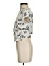 Zara Basic Floral Ivory Short Sleeve Turtleneck Size XS - photo 5