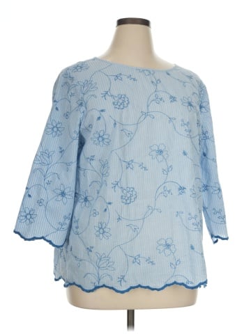 Chico's 3/4 Sleeve T-Shirt (view 1)