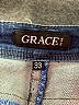 Grace Solid Blue Jeans Size 33 waist - photo 7