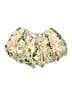 Cara Cara 100% Silk Floral Ivory Shorts Size 4 - photo 1
