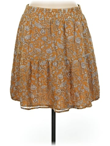 Garnet Hill Silk Skirt (view 1)