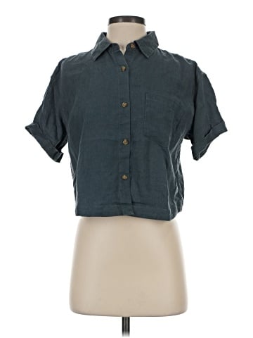 Athleta Short Sleeve Button-Down Shirt (view 1)