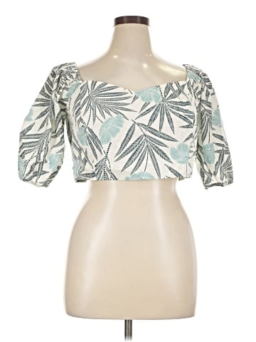 LOFT Beach 3/4 Sleeve Blouse (view 1)