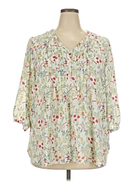 Rose + Olive 3/4 Sleeve Blouse