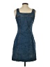 Esprit 100% Cotton Blue Casual Dress Size 5 - 6 - photo 2