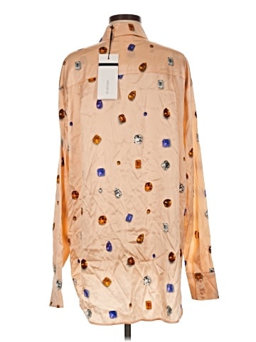 Sportmax Long Sleeve Silk Top (view 2)