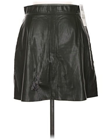 French Connection Faux Leather Skirt (view 2)