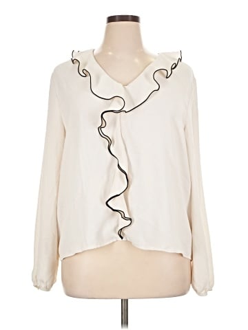 Ann Taylor LOFT Long Sleeve Blouse (view 1)