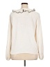 Ann Taylor LOFT 100% Polyester Ivory Long Sleeve Blouse Size XL - photo 2