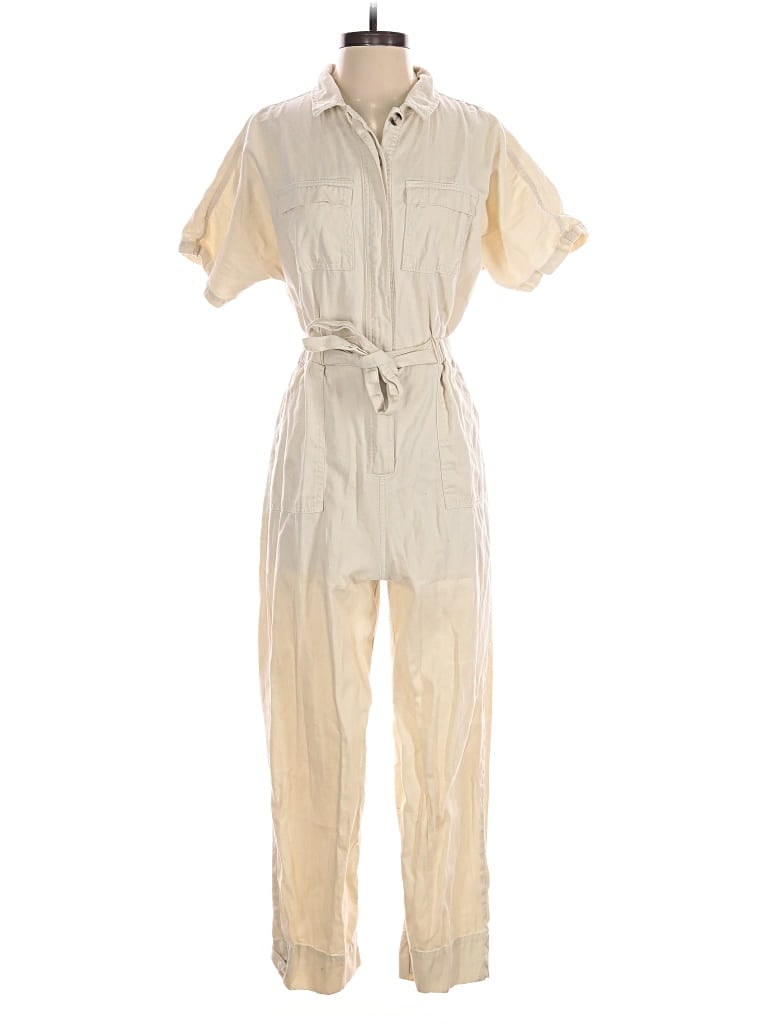 Pre-owned Universal Thread Jumpsuit In Tan