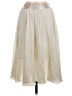 Express 100% Polyester Solid Ivory Formal Skirt Size S - photo 1