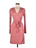 Old Navy 100% Rayon Print Red Casual Dress Size M - photo 1