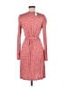 Old Navy 100% Rayon Print Red Casual Dress Size M - photo 2