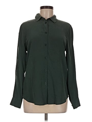Assorted Brands Long Sleeve Silk Top (view 1)