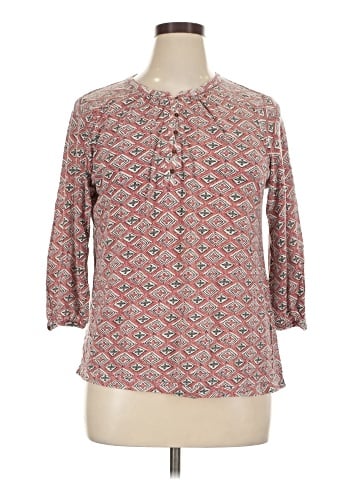 Lucky Brand 3/4 Sleeve Blouse (view 1)