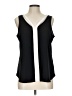 Candie's Black Sleeveless Blouse Size L - photo 1