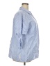 Talbots 100% Cotton Blue 3/4 Sleeve Button-Down Shirt Size 2X - photo 4