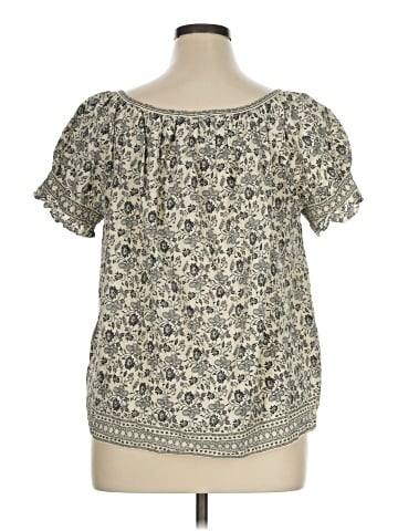 Max Studio Short Sleeve Blouse (view 2)