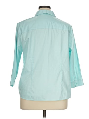 Chico's 3/4 Sleeve Button-Down Shirt (view 2)