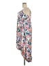 Torrid 100% Rayon Floral Blue Cocktail Dress Size 2X Plus (2) - photo 5
