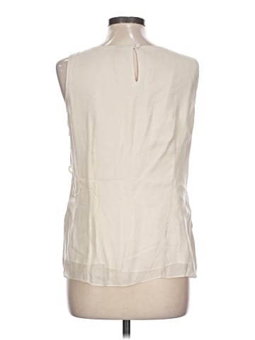 Sine Sleeveless Silk Top (view 2)