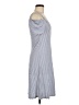 Three Dots Stripes Blue Casual Dress Size M - photo 4