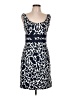 Connected Apparel Print Blue Cocktail Dress Size 10 - photo 1