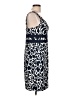 Connected Apparel Print Blue Cocktail Dress Size 10 - photo 4