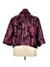Susan Graver 100% Polyester Purple Jacket Size 2X - photo 2