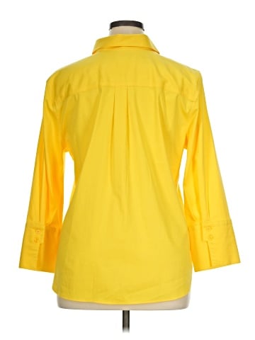 Chico's 3/4 Sleeve Button-Down Shirt (view 2)
