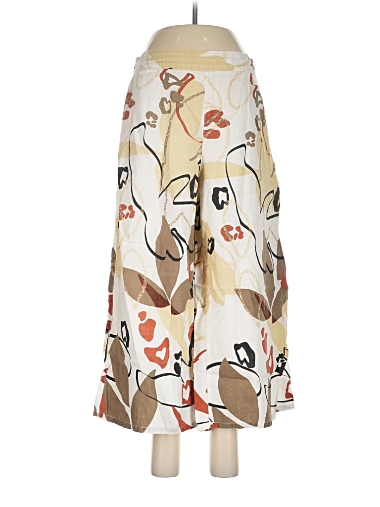 Pre-owned Tahari Linen Pants In Ivory