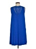 AB Studio Solid Blue Casual Dress Size M - photo 2
