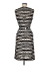 Tory Burch 100% Polyester Chevron-herringbone Blue Casual Dress Size M - photo 2