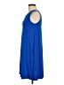AB Studio Solid Blue Casual Dress Size M - photo 5